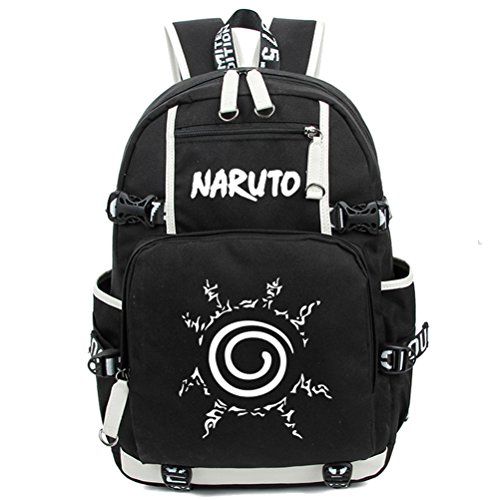 YOYOSHome Naruto Anime Uzumaki Cosplay Luminoso Messenger Bag Mochila escolar