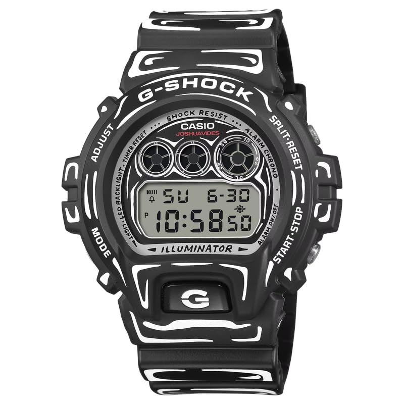G-Shock DW6900JV-1 Joshua Vides Collaboration 3 Eye Digital Resin Black