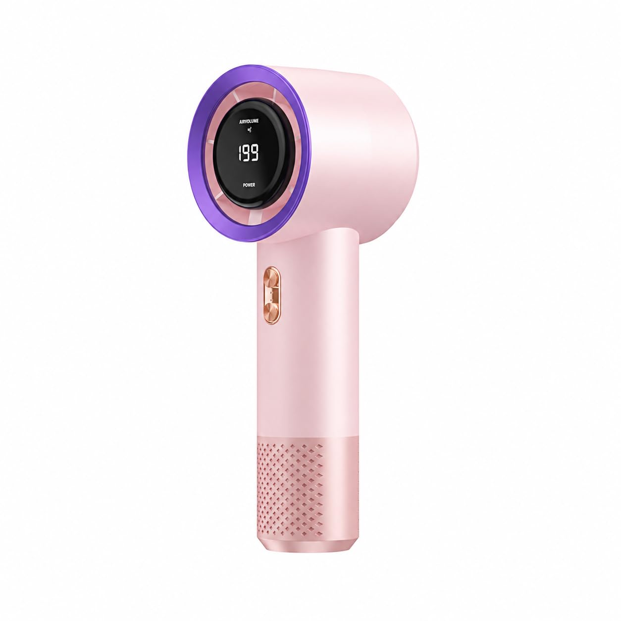 Zenbanzer Hand Held Fans,Portable Fans USB Rechargeable with 199 Speeds,5000mAh Battery Mini Fan Desk Desktop Fans with for Home Office Bedroom Outdoor Camp Gifts for Women Men, Blue (pink)