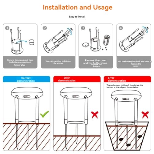 Testeur de sol Zigbee solaire haute précision humidité température - 8