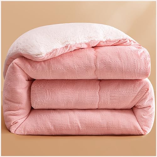 Edredón nórdico de microfibra de 200x230cm para cama doble en color rosado 2