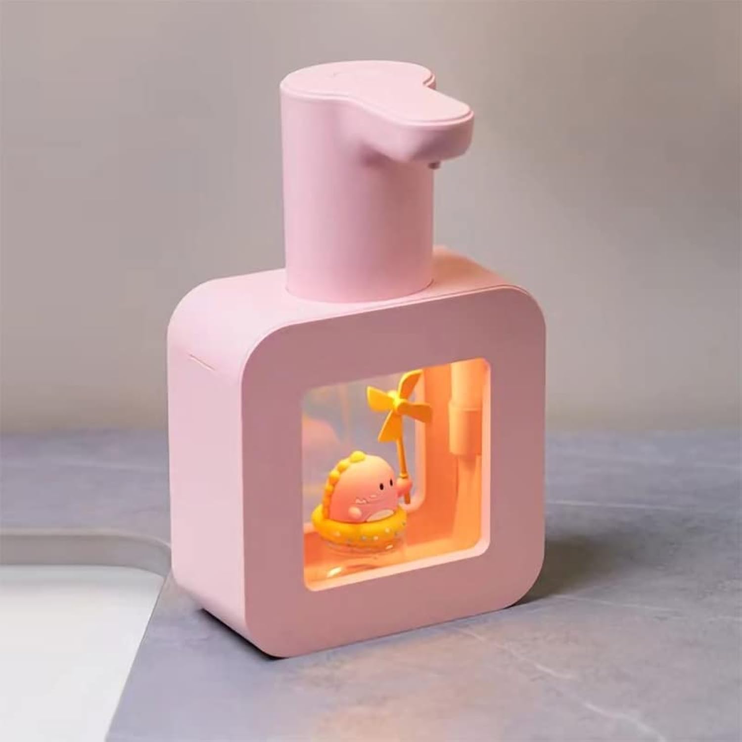 Distributore Automatico Di Sapone Touchless A Forma Di Piccolo Dinosauro Rosa 90926282