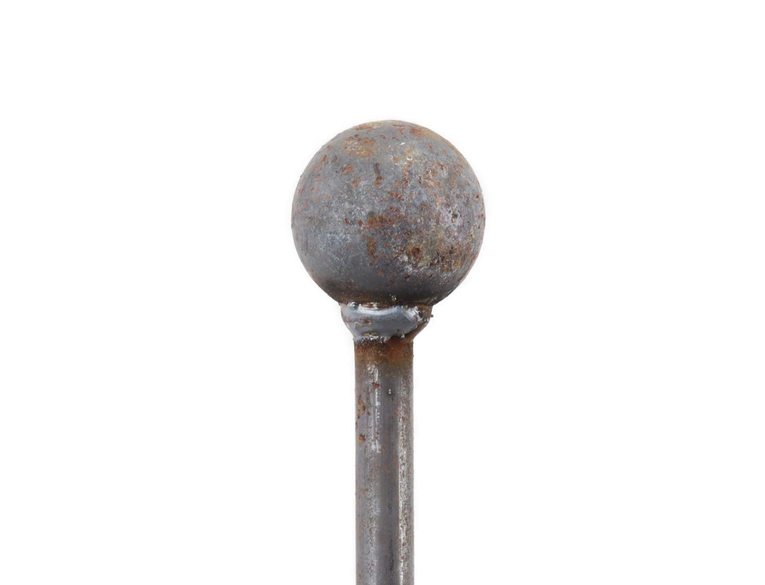 6 Rankstäbe Kugel Aus Metall – 90 Cm Hoch, Mit Edelrost-Optik – Ideal Als Staudenstütze Und Rankhilfe