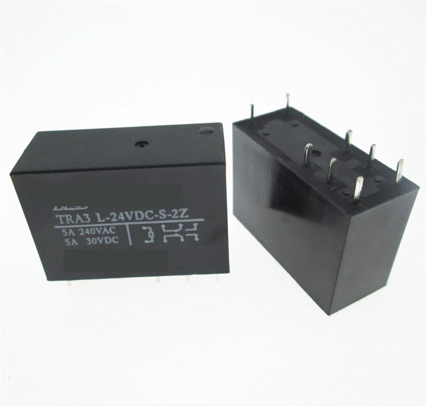 Power Supply 24V Relay TRA3 L-24VDC-2Z TRA3L-24VDC-2Z TRA3L24VDCS2Z 24V 24V 5A 240VAC 8-pin 2