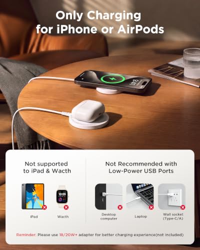 MagSafe Charger 2 Pack: Magnetic Wireless Charge iPhone 17-12 & AirPods - image 2