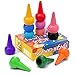WATSABRO Crayones para niños pequeños, 12 Colores Pintura Crayones con Agarre de Palma para bebés Crayones Pintura Lavable para Dedos Crayones no tóxicos, niños, niños, niños y niñas