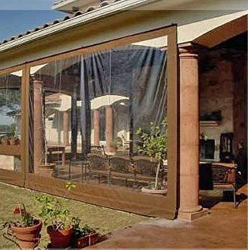 Wasserdichte Markise, 0,5 mm, Vinyl, transparent, Markise, Überdachung, Terrassengehege, 2,4 x 1,8 m