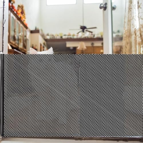 Katzen-Türgitter - Einklappbares Gitter für Innenräume - Mit Saugnäpfen Kindersicher Verstellbar Falbar 50x125 cm für Türöffnung Flur Schlafzimmer Balkon Küche