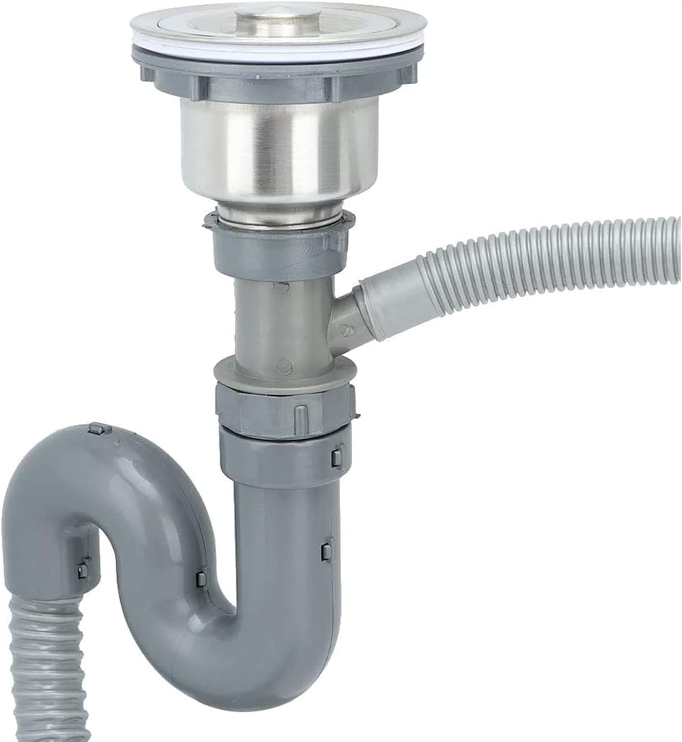 Tepengdie Expandable Single Sink Drain Pipe Bathroom and Kitchen Sink