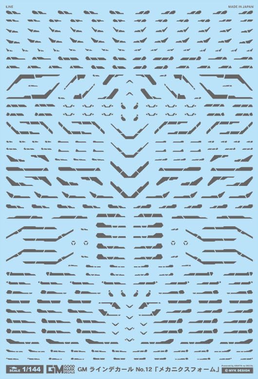 Amazon | アシタのデカール 1/144 GM ラインデカール No.12