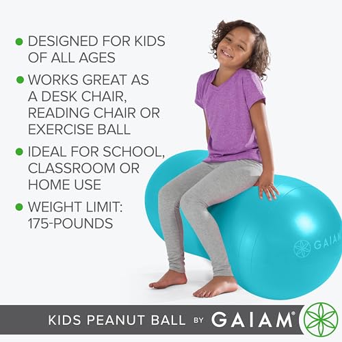 Active Seat Peanut Shaped Bounce Desk Chair, Exercise Yoga Balance Sitting Ball - Image 4