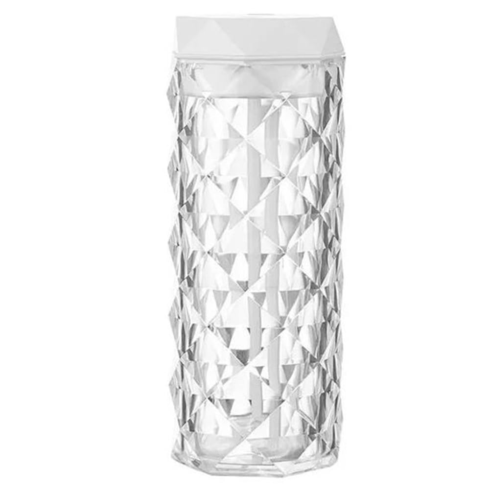 Veenewy 1000ML Colorful USB Crystal Humidifier with and Air Purification for Bedroom and Office