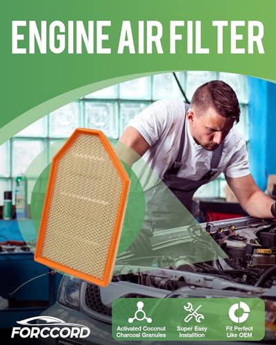 Image of 2-Pack Engine Air Filters for 2011-2020 Dodge Challenger, Dodge Charger | for Chrysler 300 Replace#4861746AA, Engine Filter Replacement Car Accessories
