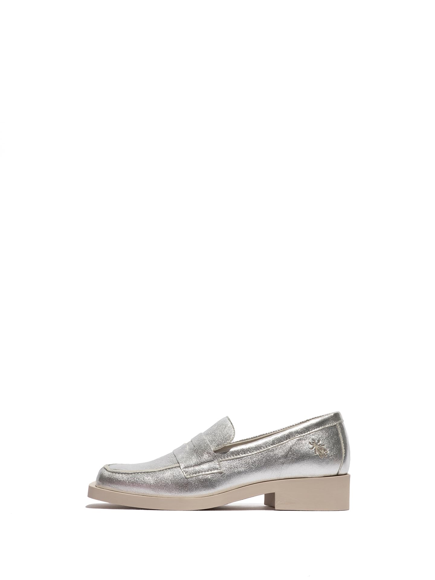 Fly London Women's REIF194FLY Loafers, Silver, 6 UK