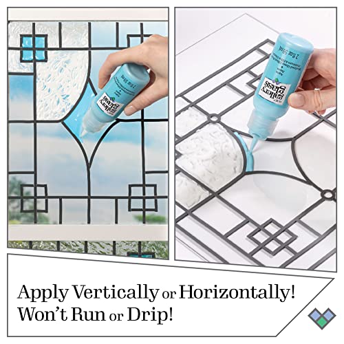 Gallery Glass PROMOGGSTR22 Stained Glass Painting Starter Kit, 10 Piece Set Including 6 Colors, 1 Bottle of Liquid Leading, 2 Plastic Surfaces and 1 Pattern Pack of 20 Molds - Image 10