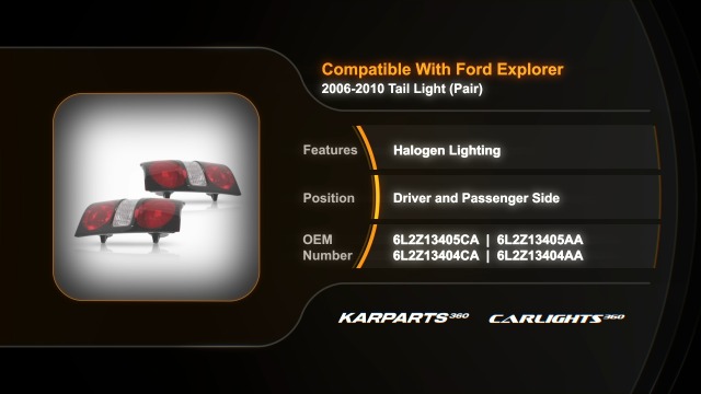 Amazon.com: For Ford Explorer 2006 07 08 09 2010 Tail Light Driver