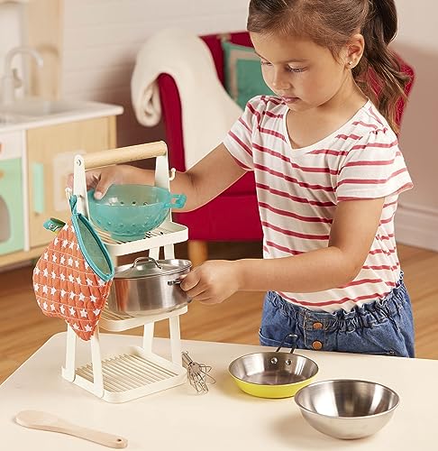 image for B. toys- Mini Chef - Pot & Pan Playset- Pretend Play Kitchen Accessori
