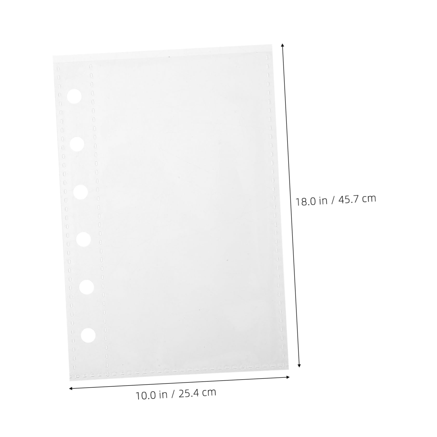 Cabilock 60 Pack Scrapbook Binder Refill Pages 14x12.5cm Plastic Sheet Protectors for Documents Photos Card Sleeves Paper Protectors