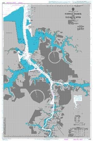 UKHO BA Chart 2814: Norfolk Harbor and Elizabeth River
