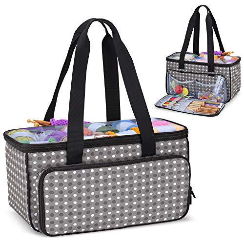 Haofy Porte-fils En Bois, Spinner En Fil à Tricoter Avec Fente De