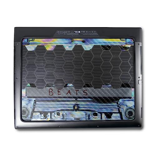 Image of MightySkins Carbon Fiber Skin Compatible With Alienware M18 R1 (2023) Full Wrap Kit - Holo Cassette | Protective, Durable Textured Carbon Fiber Finish | Easy To Apply & Change Styles | Made in the USA