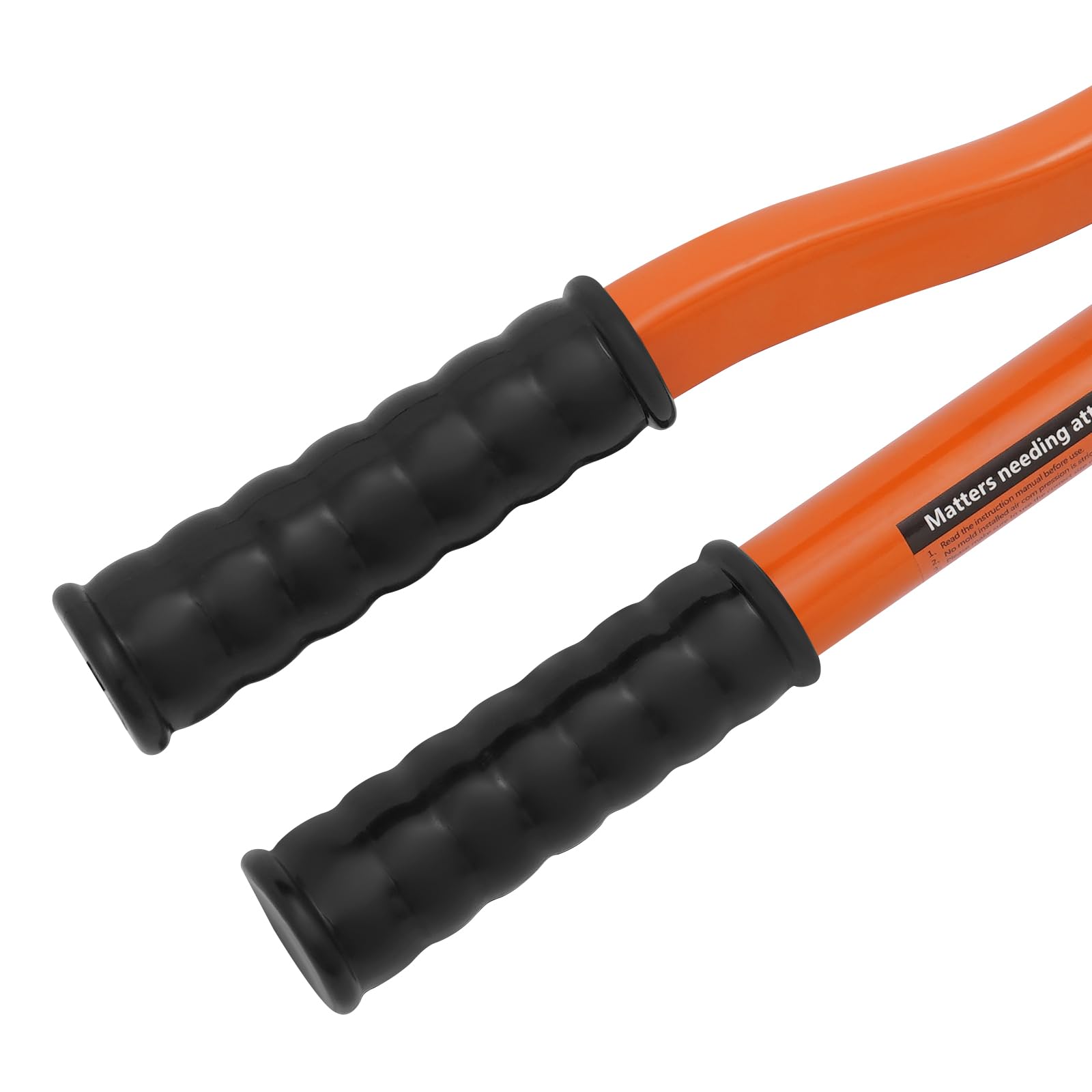 Pinza crimpatrice idraulica professionale, 10 tonnellate, forza di pressione, 9 strumenti, per tubi di rame, tubi in alluminio e plastica, 45 cm, arancione