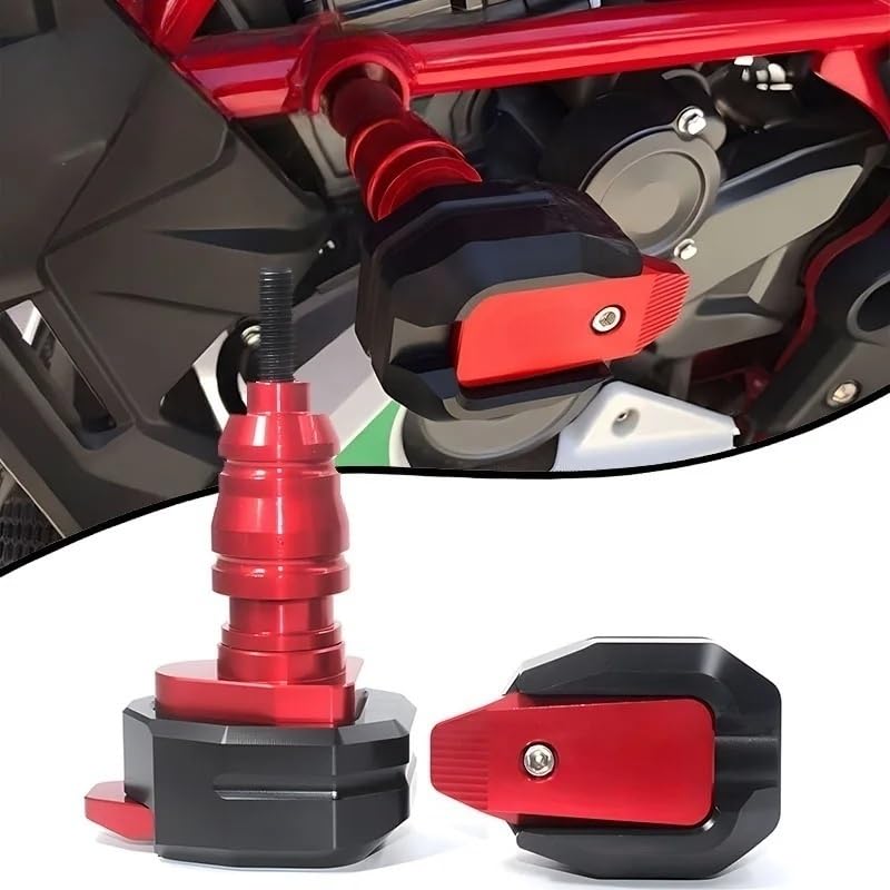 Sturzschutz Sturzpad Motorrad Für QJMOTOR QJSRK600 SRK600 SRK 600 Motorrad Absturzsicherung Rahmen Slider Verkleidung Schutz Anti Crash Pad Protector