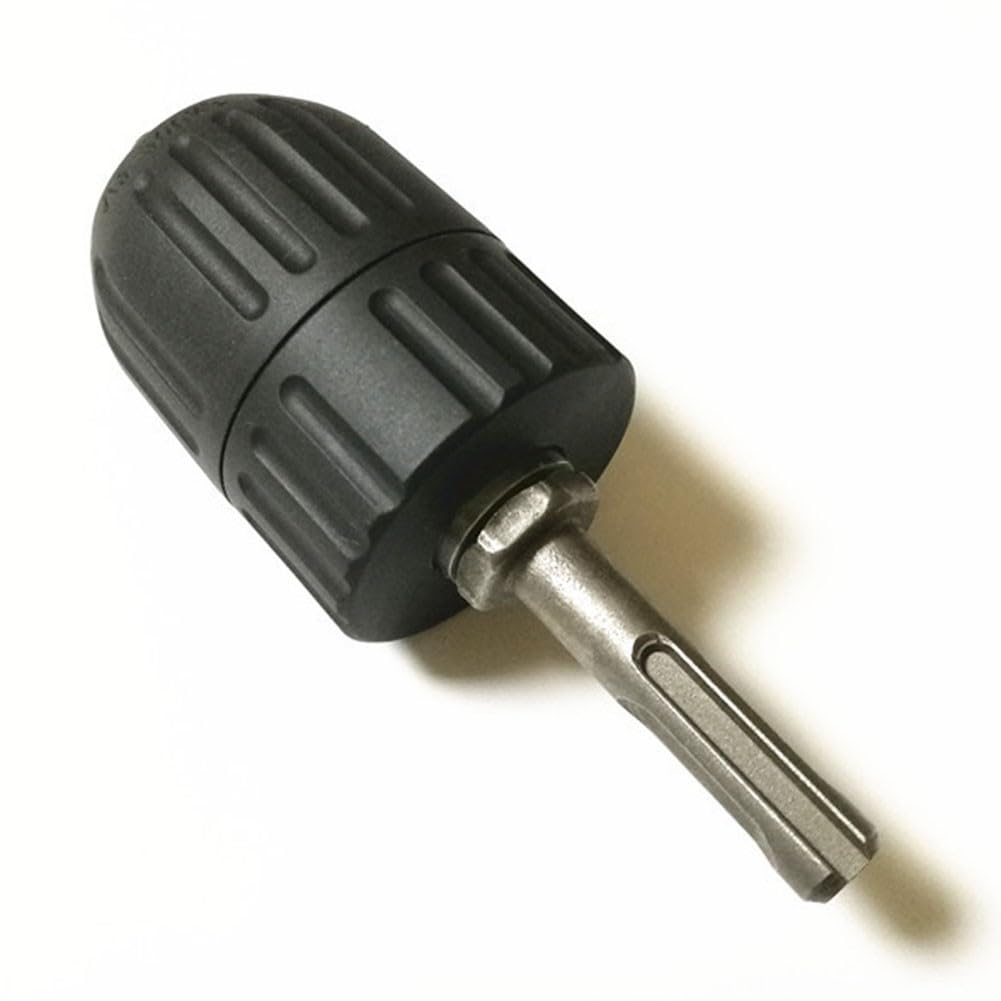 Adattatore per mandrino autoserrante SDS Plus a 1/2-20 UNF, campo di serraggio a 3 griffe da 2-13 mm con bloccaggio brevettato per martelli perforatori da 1050 W+, struttura HSS