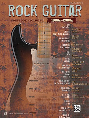 Rock Guitar Songbook: 1980s-2000s: Guitar Tab Edition