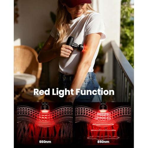 BOB AND BRAD Q2 Ultra Mini Massage Gun with Infrared Heat thumbnail 3