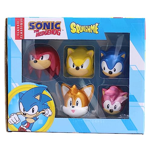 Sonic The Hedgehog SquishMe Series 1 Collectors Box, Blue, Small