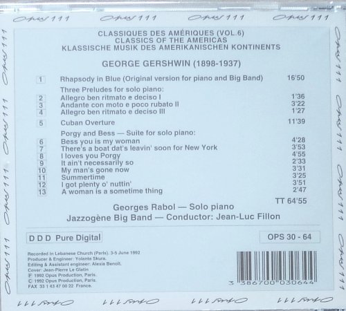 Gershwin : Rhapsody in Blue