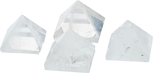 Miniatura 3 de Pirámide  Cuarzo transparente  Mini  1 pieza  Cristales y piedras curativas, decoración de habitación, regalos espirituales, reiki, chakra,