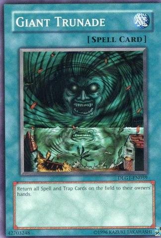 yugioh giant card size Yu-Gi-Oh! - Trunade (DLG1-EN059) - Dark Legends - Unlimited Edition tcgplayer-id:591209 Age Group Ultra Prism Booster Packs Printing:SCD 165
