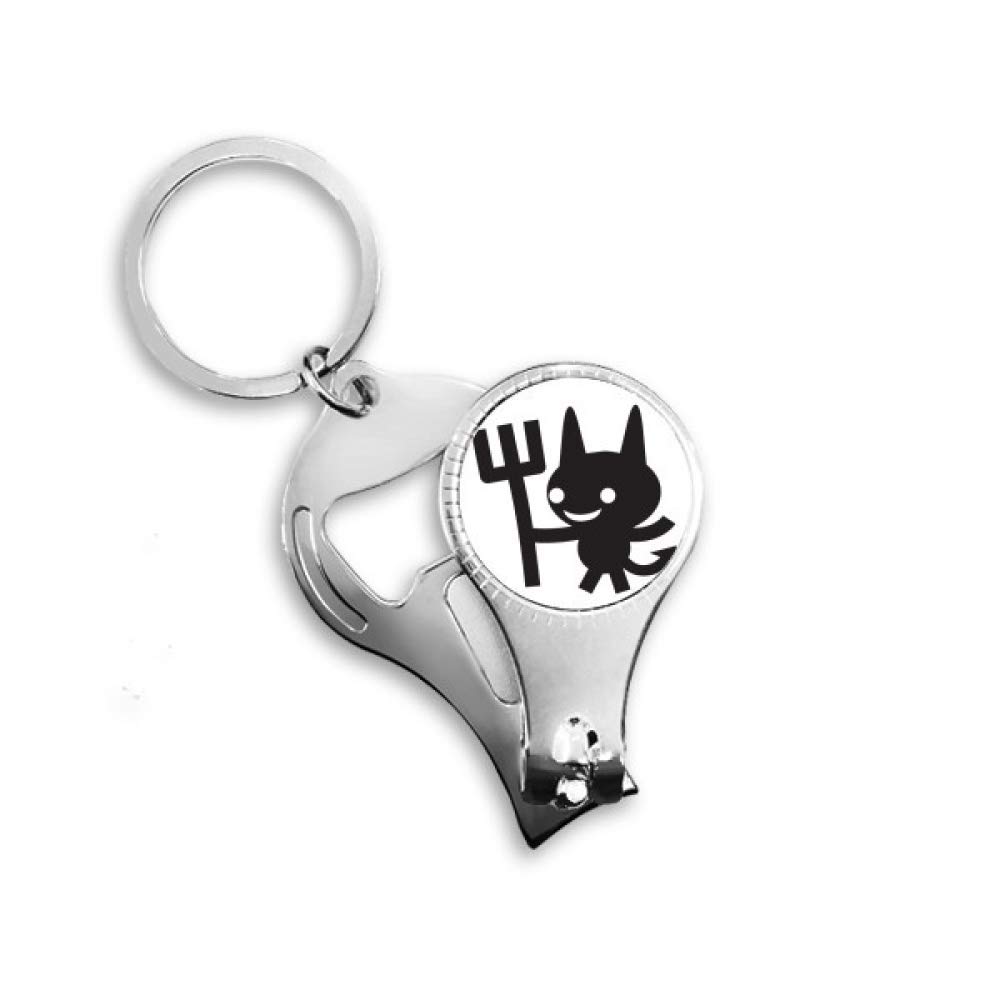 Porte-clés à ongles Halloween décapsuleur Devil Happy Fear en métal