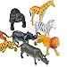 ArtCreativity Safari Animal Figurines Set for Kids - Pack of 12, Assorted 2.5
