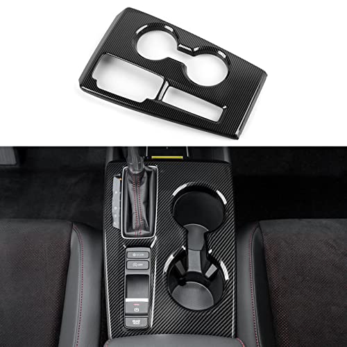 Image of Car Gear Shift Panel Cover Decals for 2022 2023 2024 2025 2026 Honda Civic 11th Gen Accessories ABS Carbon Fiber Interior Stickers, Only for Automatic Shifter