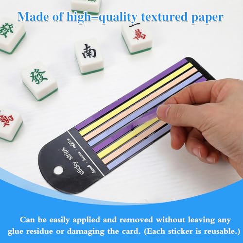 Bremorou 4Pcs Mahjong Line Highlighter Stickers miniatura 4