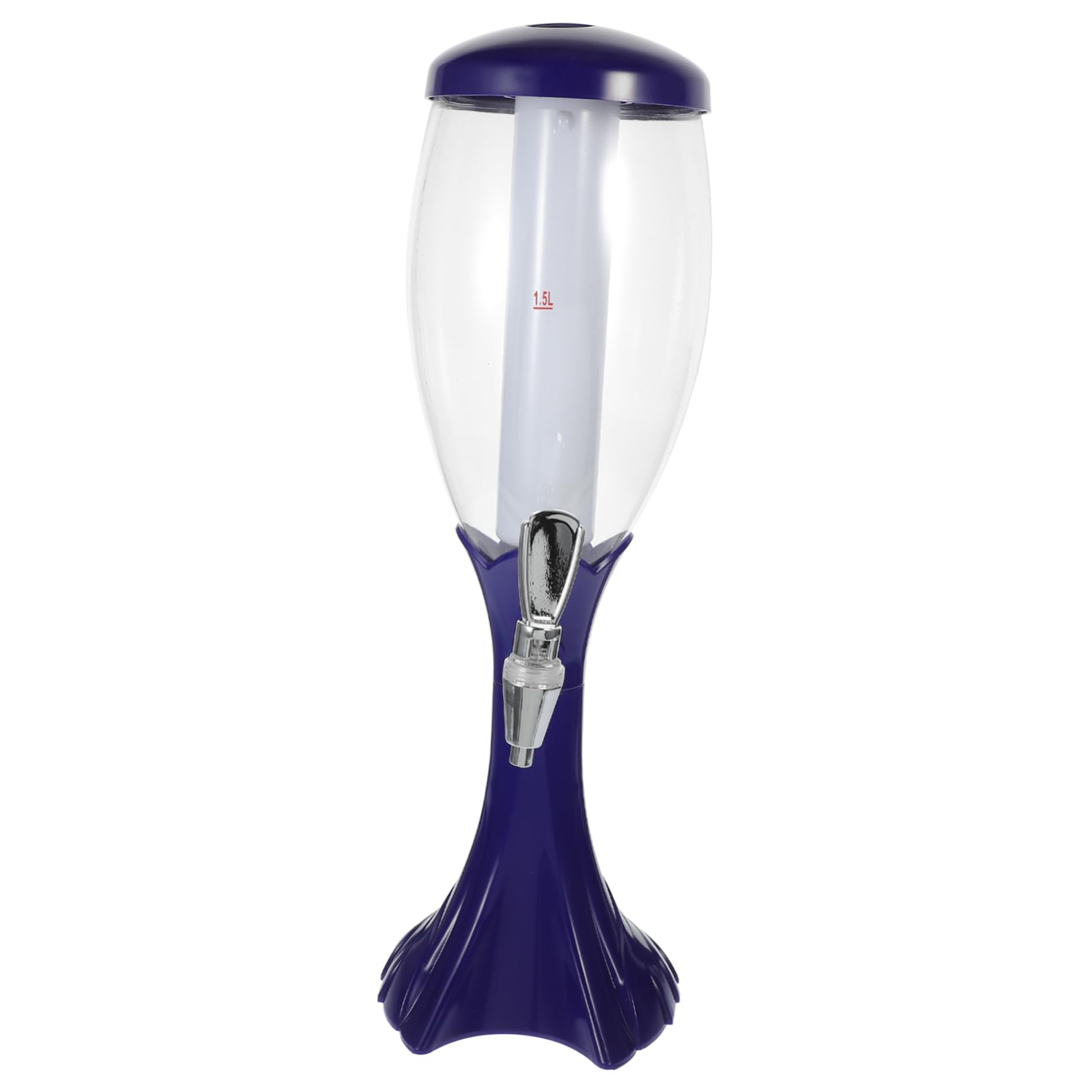 Unomor 1Pc Self Service Beer Tower Dispenser Portable Drink Dispenser Beverage Bottle for Home Bar Parties and Outdoor Events