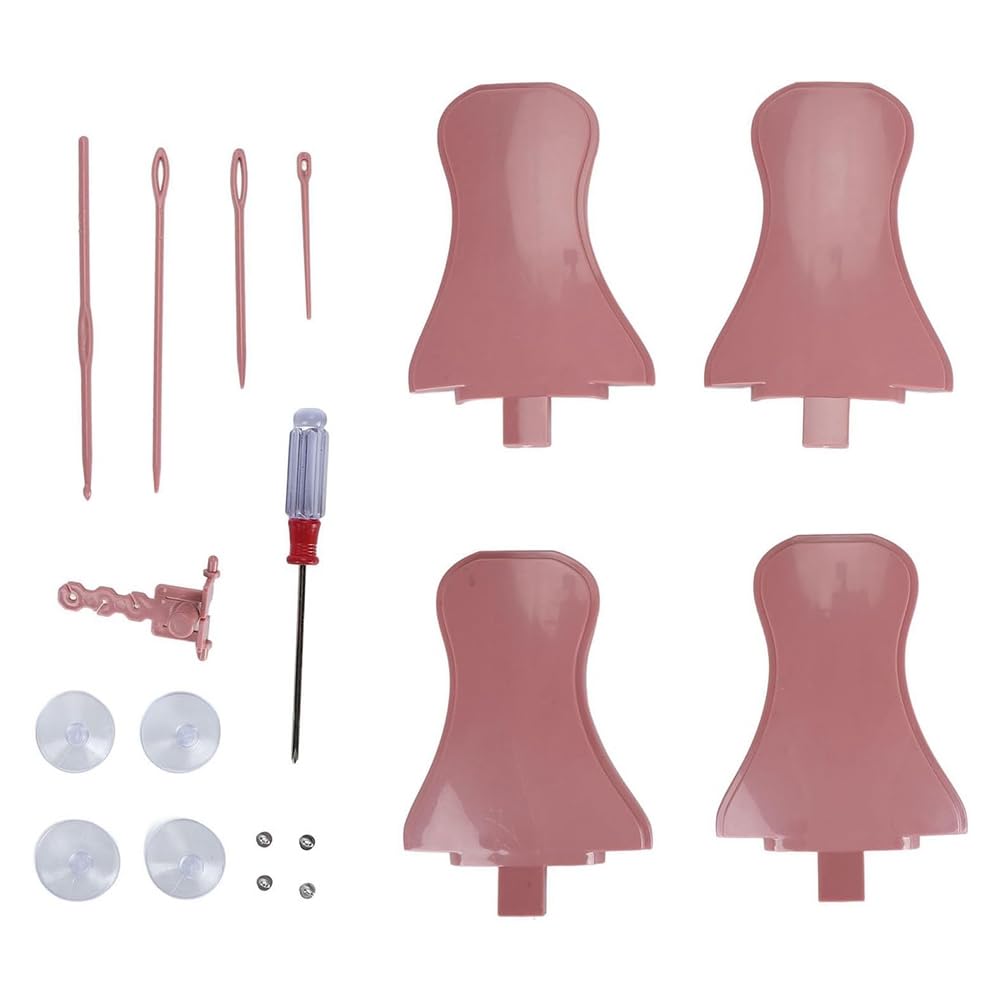 Vjsujehgy 18Pcs Knitting Machine Adapter Set Replacement Tools for 22 32 40 48 and, Needles Knitting Accessories