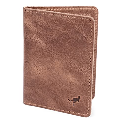 Carteira Porta Documento Slim Couro Legítimo C/visor Para Rg (Marrom)