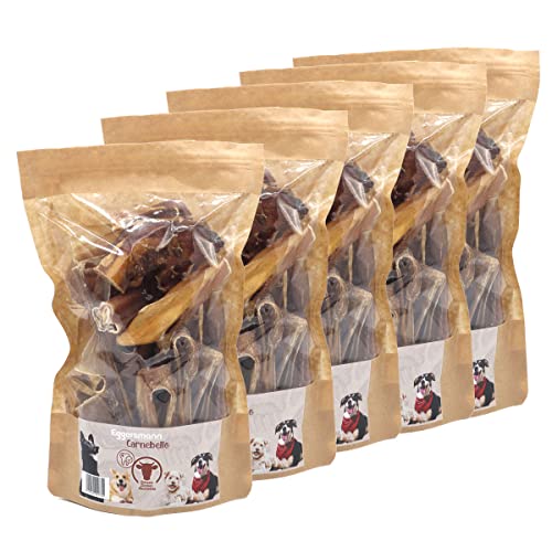 Produktbild von Eggersmann Carnebello Naturkausnack Ochsenziemerabschnitte - 5 x 200 g