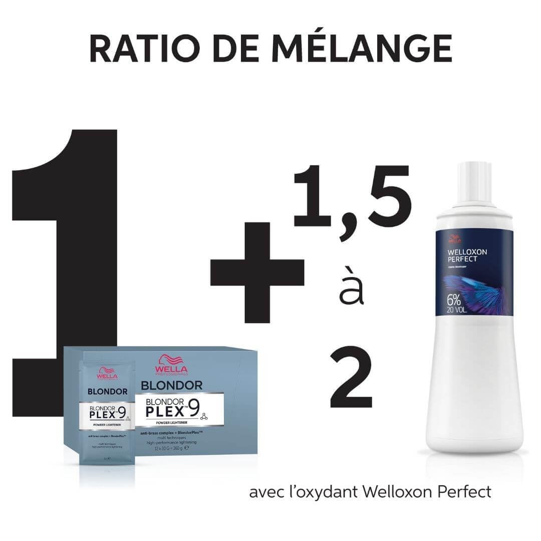 Poudre décolorante BlondorPlex Wella 30g