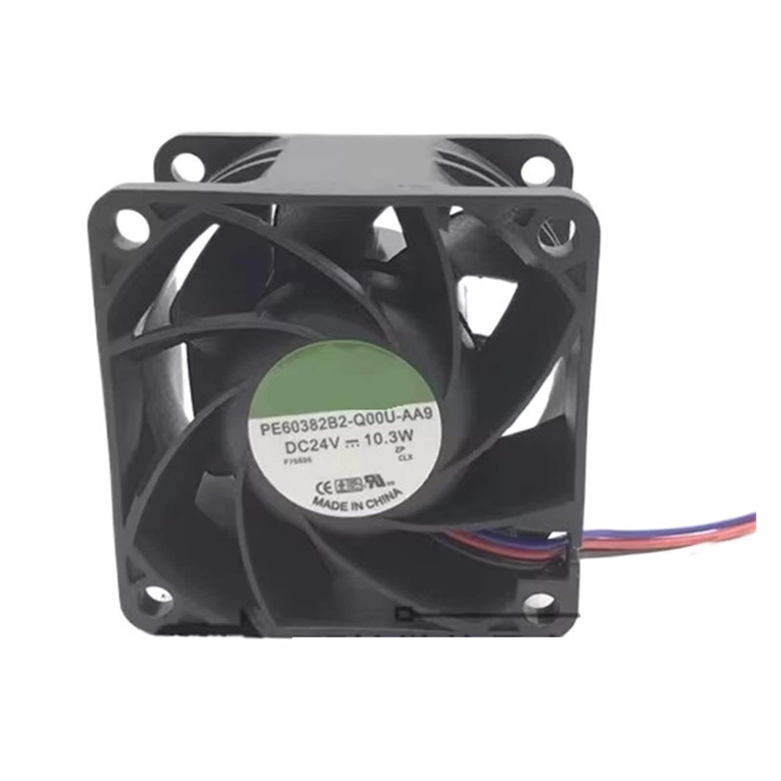 QNEZIQTMH PE60382B2-Q00U-AA9 24V 10.3W 6CM 60 * 60 * 38MM Cooling Fan(3wire B2)