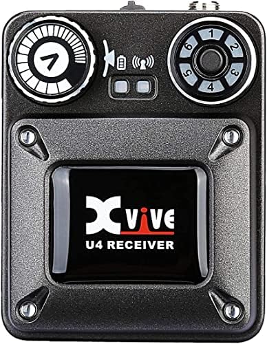 Xvive U4 Wireless in-Ear Monitor System Receiver Personal IEM for Studio, Band Rehearsal,Live Performance (U4 Receiver ONLY)