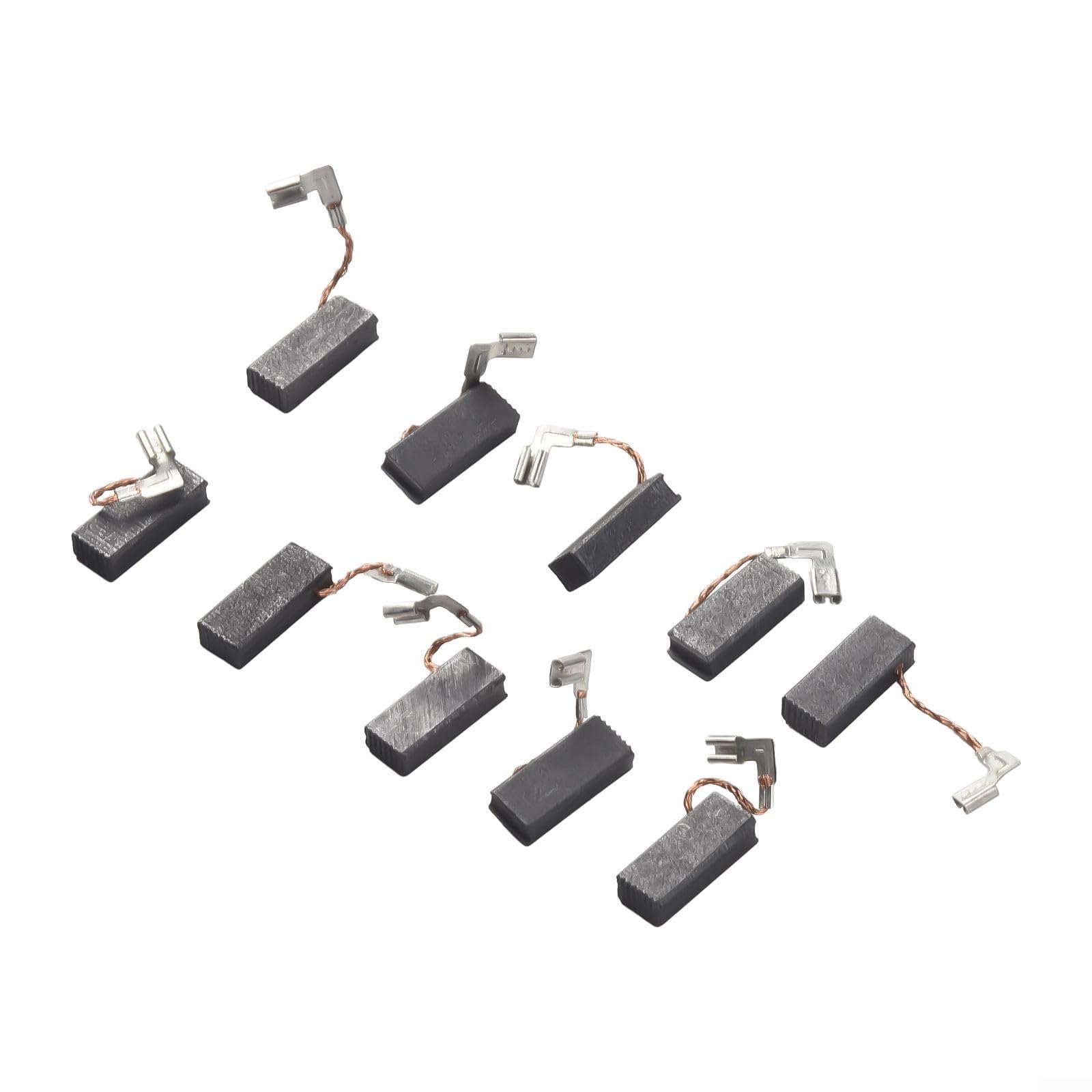 Juego de cepillos de carbono A96, para taladros martillos Bosch GBH2-22 GBH2-23 GBH2-24 GBH2-26, repuesto de cepillo de carbono para trabajos de carpintería y renovación (paquete de 10)