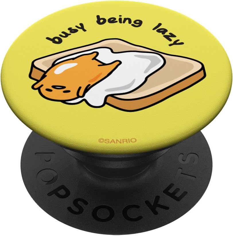 the Lazy Egg Busy Being Lazy PopSockets Adhesive PopGrip