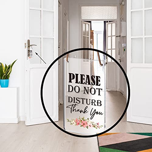 Image of Please Do Not Disturb Sign for Door, Used for Home, Offices, Spa Treatment, Law Firms, Clinics, Hotels or During Therapy, Counseling Sessions,Funny Office Decoration Gift for Co-Worker, WAP3