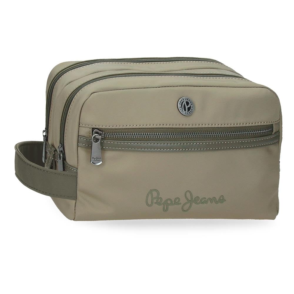 Pepe Jeans Corin, monederos, Neceser, Cartera, Fabricada en poliéster y Detalles en Piel sintética, Diferentes Ranuras, con Cierre de Cremallera.de Joumma Bags