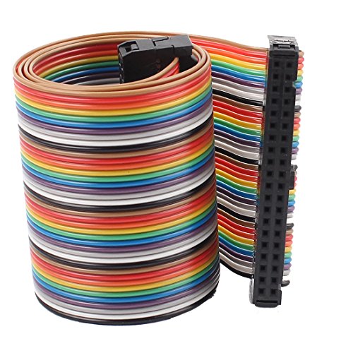 uxcell a15040700ux0328 40 Pin 40 Way F/F Connector IDC Flat Rainbow Ribbon image 4